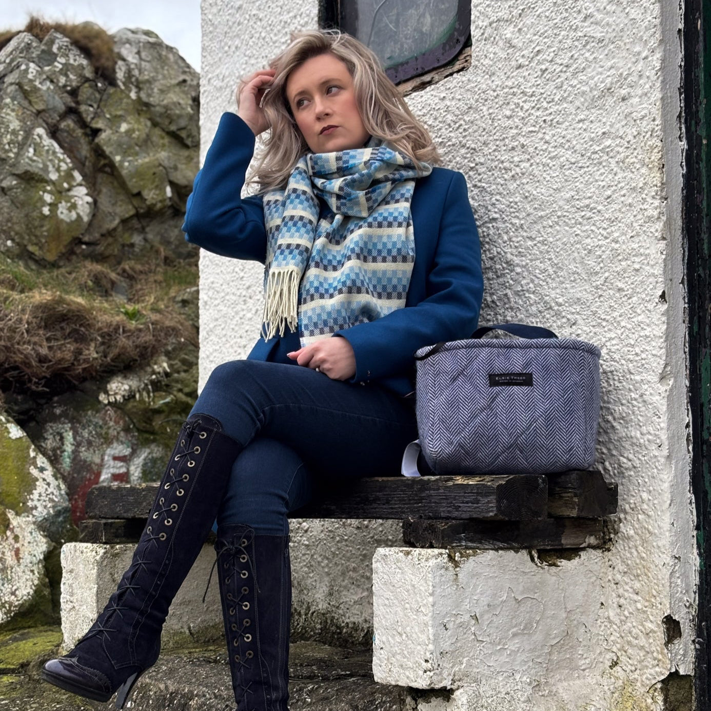 Ocean | Tweedy Tote Bag
