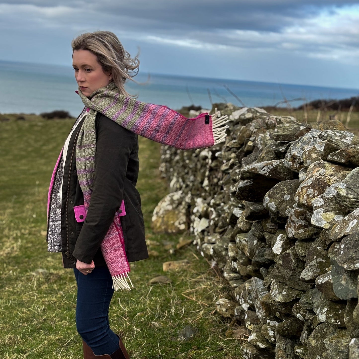Hills of Donegal | Donegal Tweed merino Scarf |