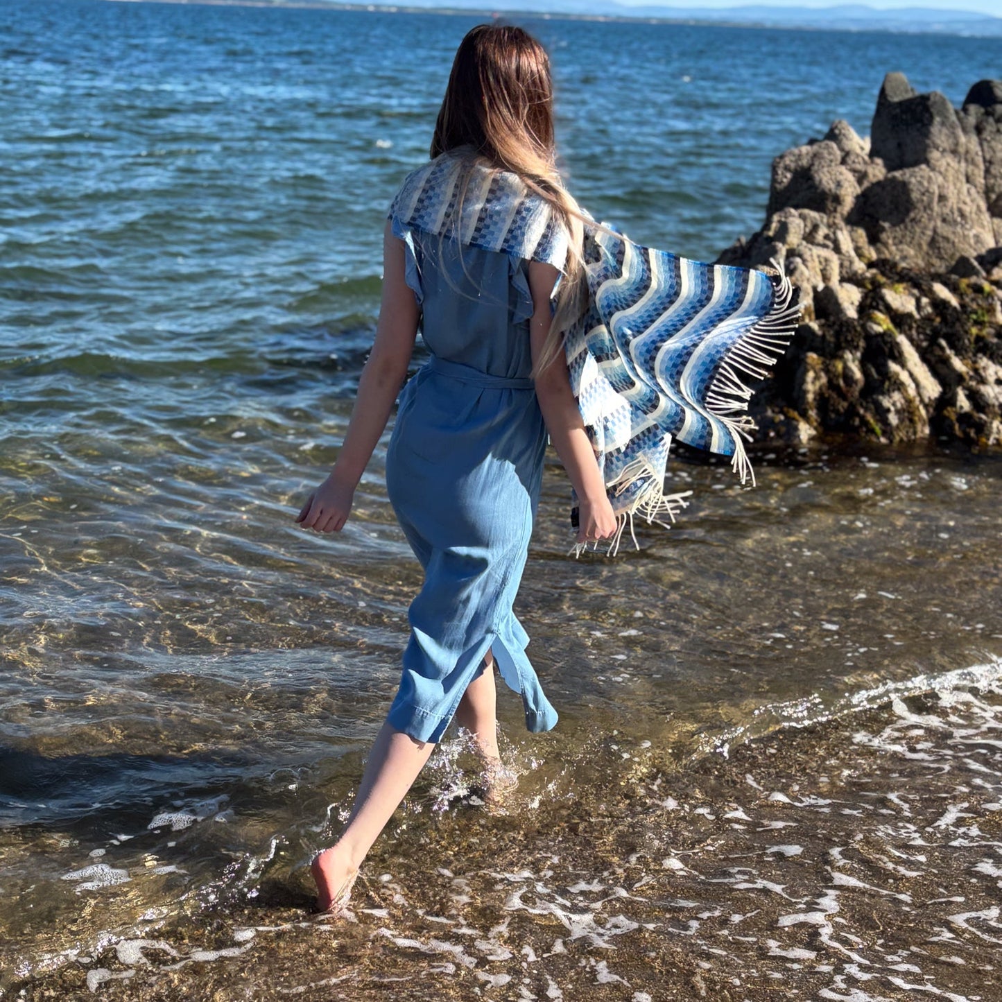 Irish Tweed Scarf Wild Atlantic Way