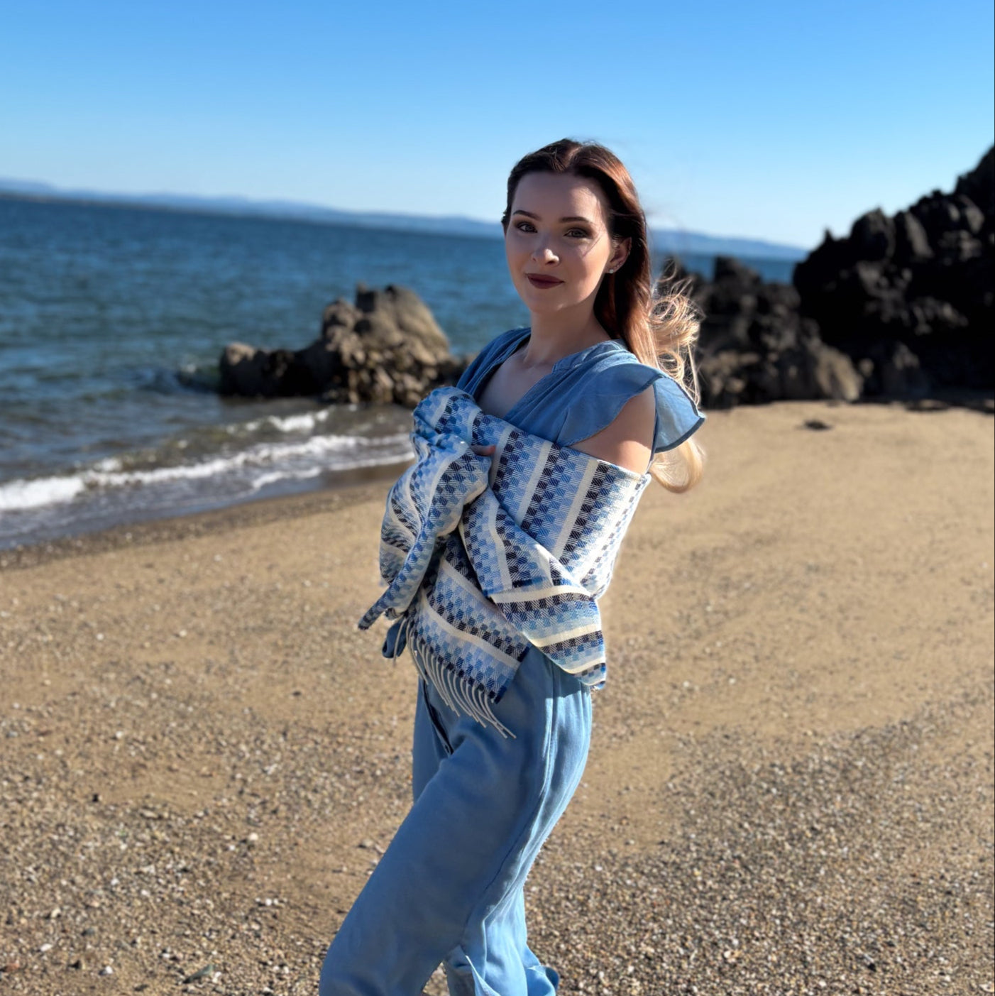 Wild Atlantic Way | Donegal Tweed merino Scarf |