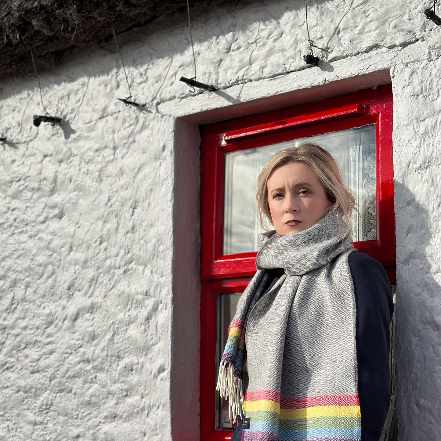 Irish Horizon  | Donegal Tweed Lambswool Scarf |