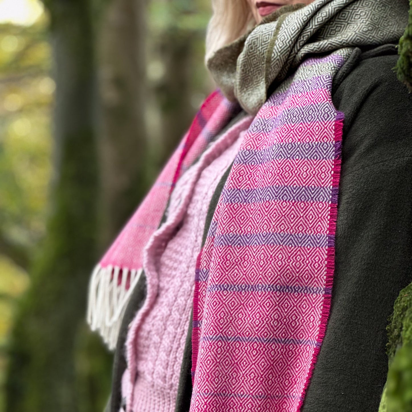 Hills of Donegal | Donegal Tweed merino Scarf |