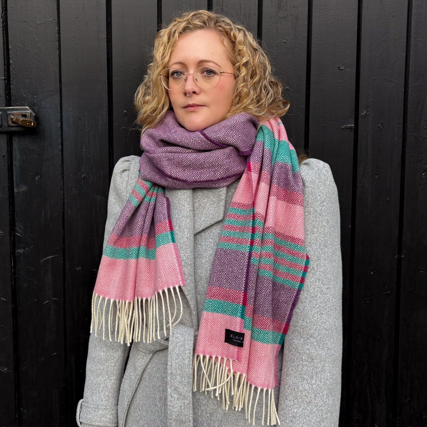 Foxglove | Donegal Tweed merino Scarf