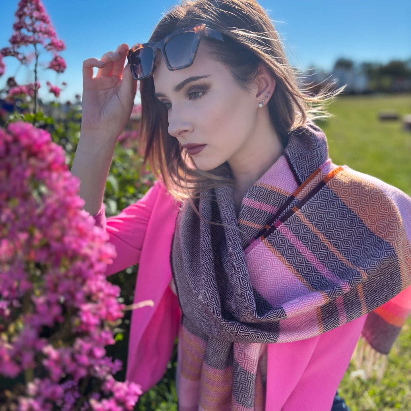 Farmers Delight  | Donegal Tweed Merino Scarf |