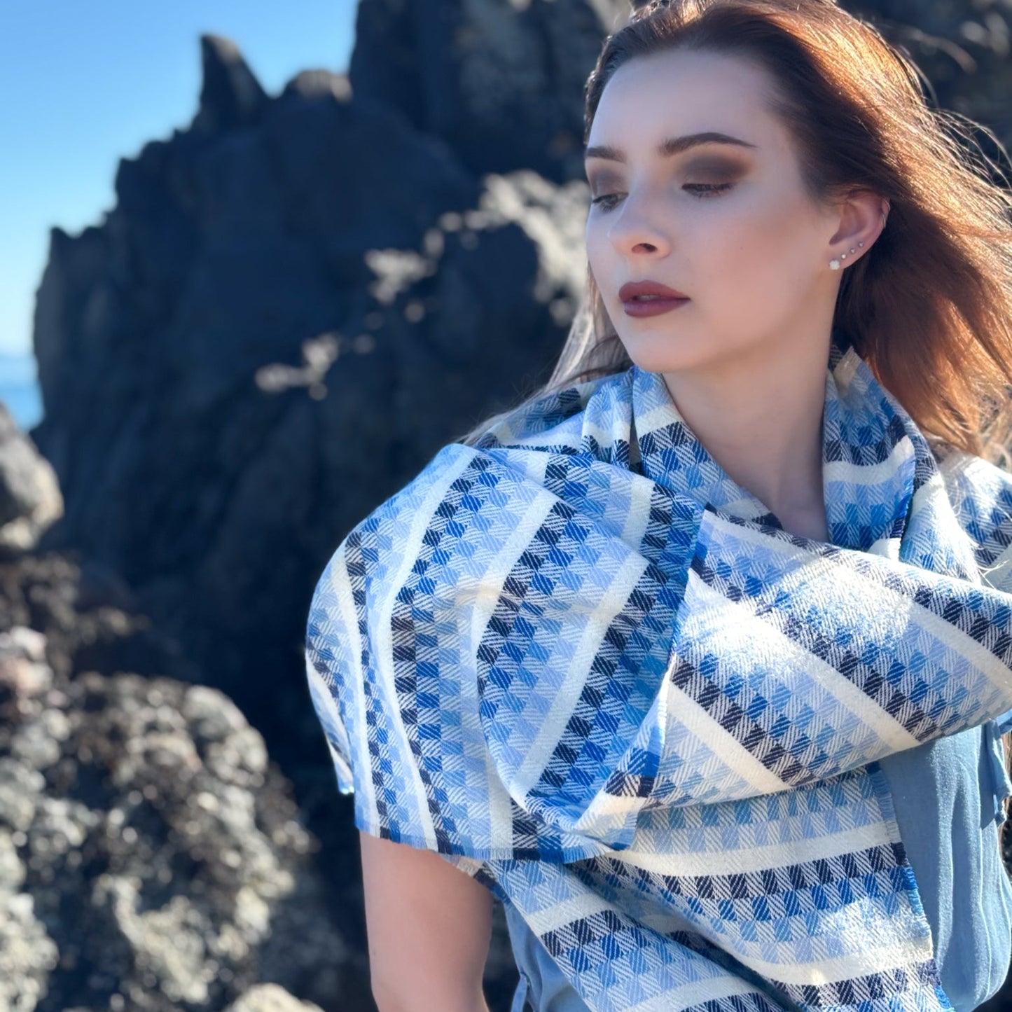 Wild Atlantic Way | Donegal Tweed merino Scarf |