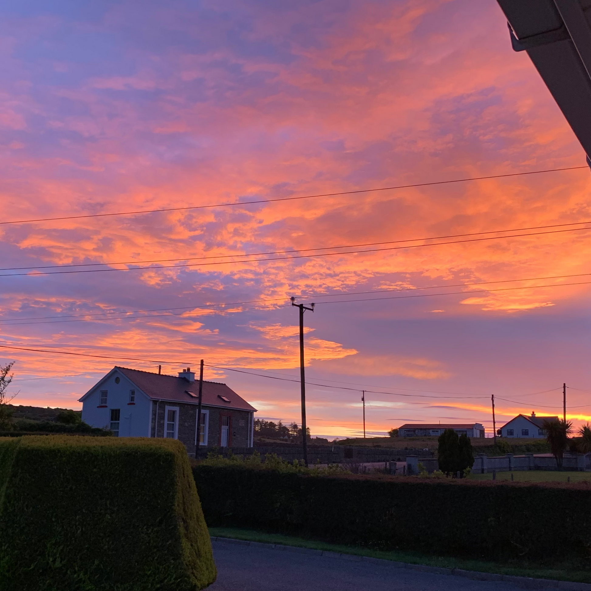 sunset donegal sky 